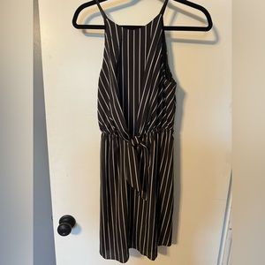 Lush Striped Tie Dress